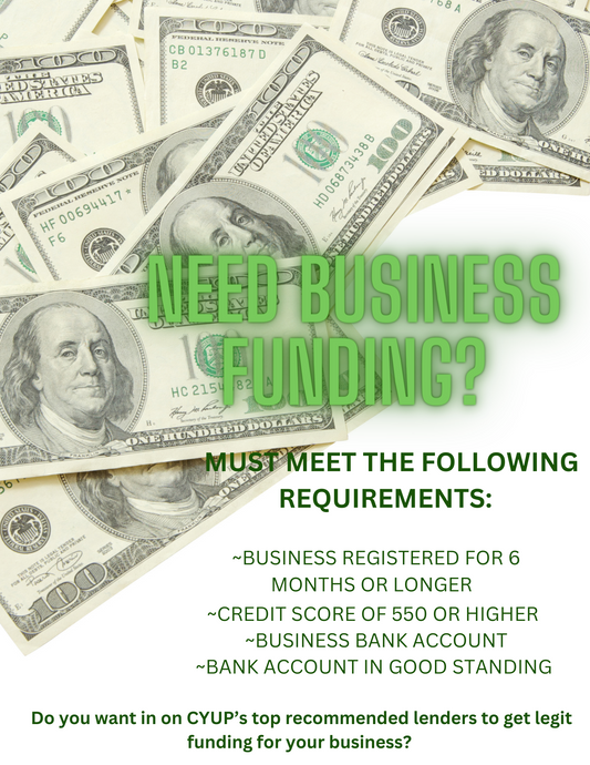 BUSINESS FUNDING LENDERS