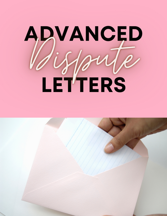 Advance Dispute Letters